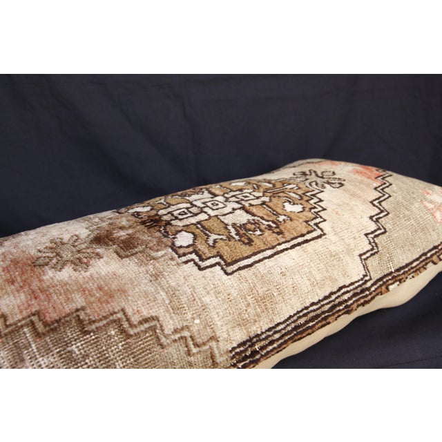 Handwoven Vintage Tribal Couch Pillow Cover -16'' X 30'' For Sale - Image 9 of 10