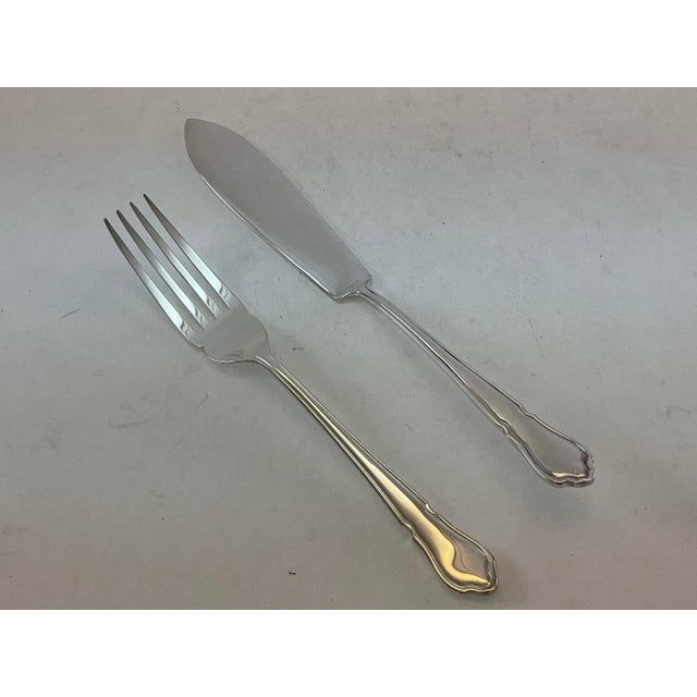 Metal 1980s Silver Fish Eaters, Du Barry - a Pair For Sale - Image 7 of 7