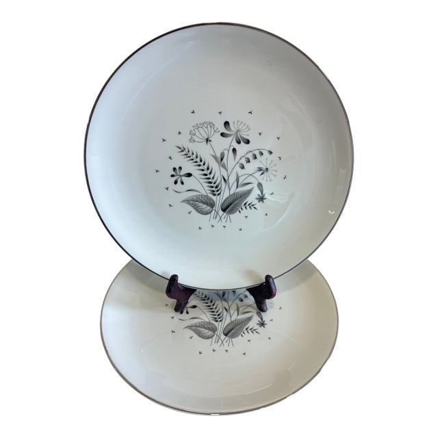 Mid 20th Century Royal Jackson Parisienne Deauville Dinner Plates – Set of 2 For Sale