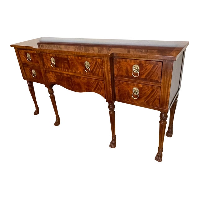 Late 20th Century Henredon Mahogany Side Board / Buffet Table Chairish