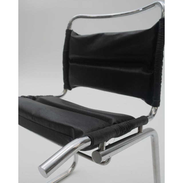 Metal Vintage Tubular Chairs, 1970s, Set of 4 For Sale - Image 7 of 9