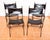 Vintage Dining Chairs in Leather and Wrought Iron, 1970s, Set of 4 For Sale - Image 17 of 18