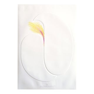 Shu Takahashi, Girl, 1973, Mixed Media Print For Sale