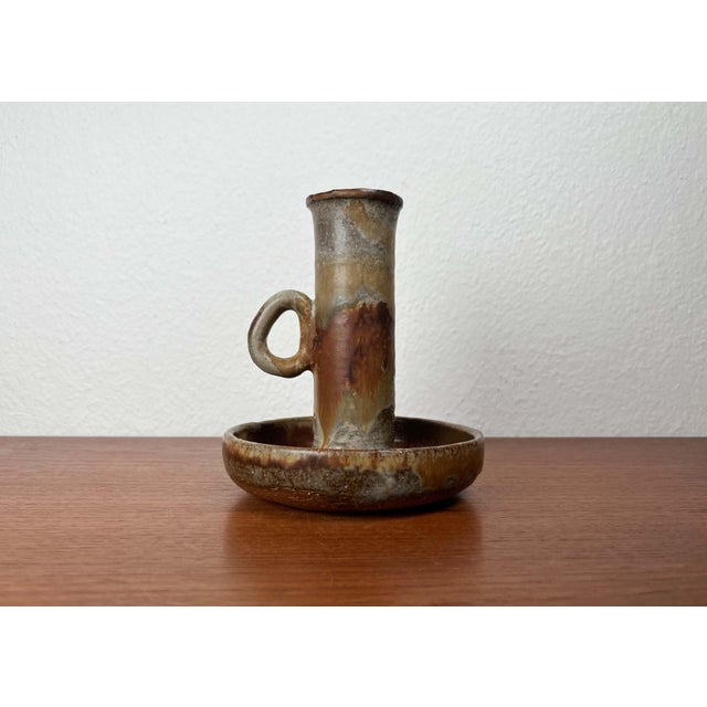 Mid-Century Modern Danish Studio Pottery Candleholder from Axella, 1960s For Sale - Image 14 of 18
