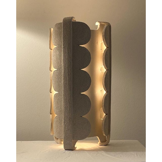 My Stone Flower II Ceramic Table Lamp by Katia Langeard For Sale - Image 4 of 5