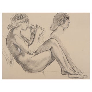 Maurice Denis, Study for the Flute Player, Early 20th Century, Original Lithograph For Sale