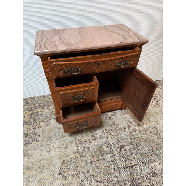 Eastlake Commode Washstand, Late 19th Century For Sale - Image 4 of 12