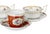Porcelain Teacups with Saucers from Vista Alegre, Set of 10 For Sale - Image 4 of 8
