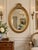 1970s 1970 Artisan Louis XVI Gold Beech Oval Wall Mirror For Sale - Image 5 of 10