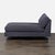 Modern Cb2 Modern Dark Gray Chaise Lounge Sofa For Sale - Image 3 of 7
