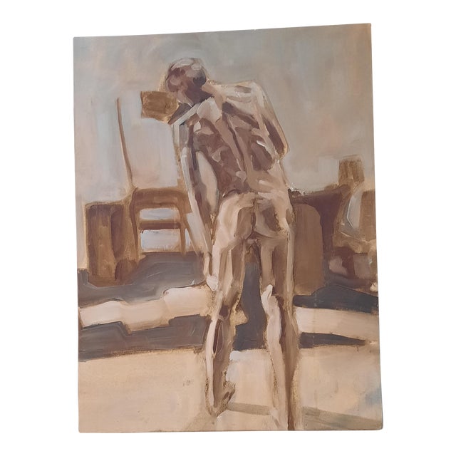 Male Figurative Abstract Painting For Sale