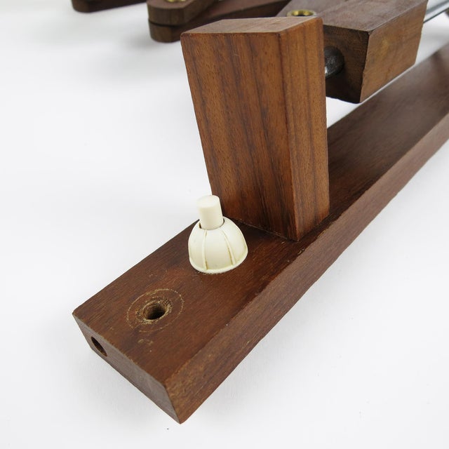 Beige Scissors Wall Lamps, 1960s, Set of 2 For Sale - Image 8 of 11