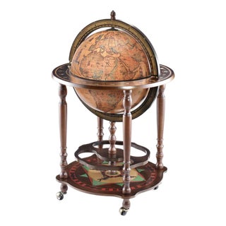 Minos Globe Bar by Zoffoli Mappamondi For Sale