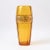 Vintage Golden Frieze Amber Glass Vase from Walther Glas For Sale - Image 3 of 12