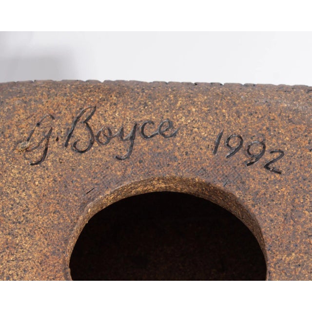 Ceramic Gerald G. Boyce Signed 1992 Studio Pottery Lidded Vessel For Sale - Image 7 of 8