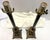 French Vintage French Tole and Brass Candlestick Lamps With Pineapple Motif- A Pair For Sale - Image 3 of 18