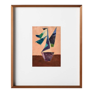 "Free Woman 4" Original Mixed-Media Collage on Paper by Zac Woodiel