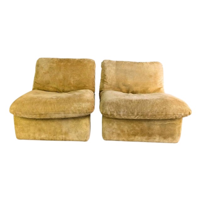 Space Age Lounge Chairs Three-Point by Luigi Colani for Cor, Sweden, Set of 2 For Sale