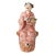 Vintage Porcelain Figurine of Chinese Woman With Basket of Produce For Sale