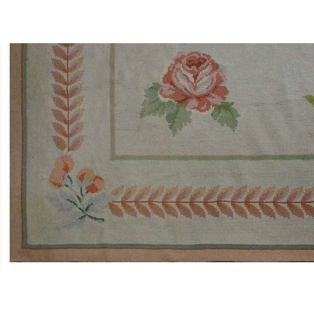 Vintage Chinese Aubusson Rug For Sale - Image 10 of 11