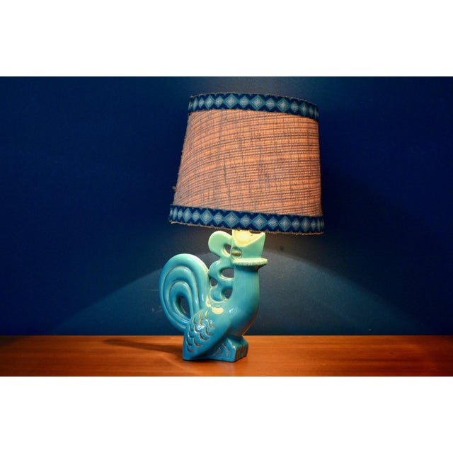 Vintage Art Deco Ceramic Table Lamp with Zoomorphic Design, 1930s For Sale - Image 9 of 16