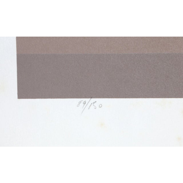 Op Art Triune, Roy Ahlgren Screen Print For Sale - Image 3 of 5