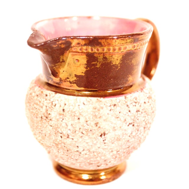 Small Lustre Ware English Cream Pitchers- Group of Four For Sale - Image 9 of 15