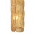 Murano Textured Amber-Orange Glass Sconces - a Pair For Sale - Image 4 of 9