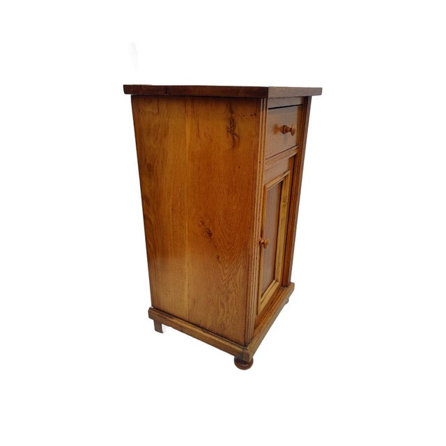 German Oak Bedside Table, 1885 For Sale - Image 4 of 7