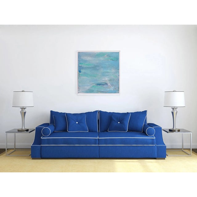 "Reef" by Trixie Pitts Abstract Expressionist Oil Painting For Sale - Image 9 of 12