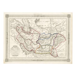 Antique Map of Herat by Levasseur, 1846 For Sale
