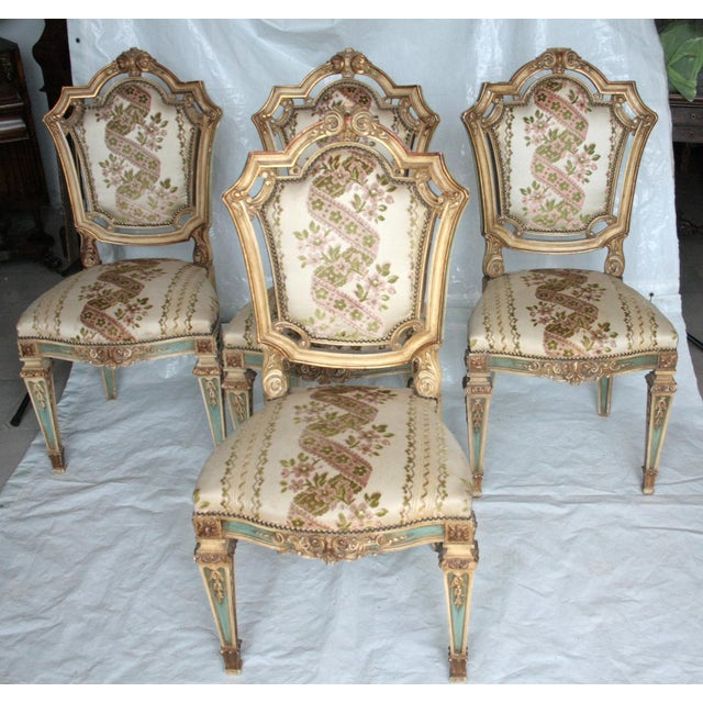 Napoleon III Chairs, Italy, Set of 4 For Sale - Image 11 of 15
