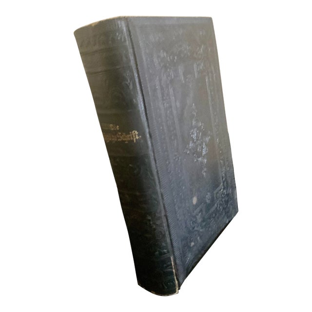 Antique 19th Century Holy Bible in German Circa 1898 For Sale