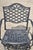 Mediterranean Mediterranean Style Aluminum Swivel and Tilt Black Tuscan Garden Patio Chairs For Sale - Image 3 of 10