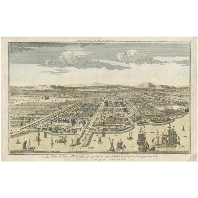 Batavia or Jakarta, Indonesia, 1755, Print For Sale