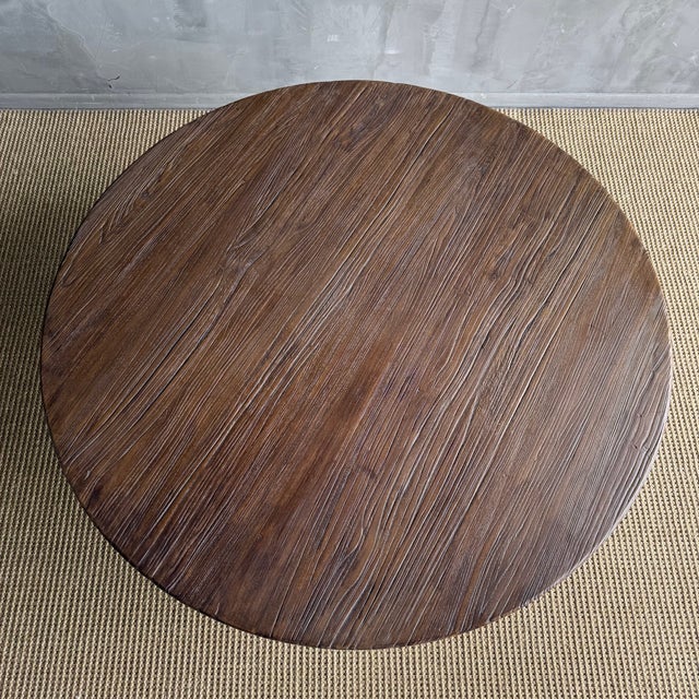 Luna Coffee Table Dark Brown – 50″ For Sale In Los Angeles - Image 6 of 8