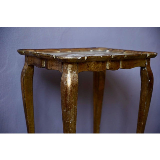 Florentine Baroque Style Gilded Nesting Tables, 1950s, Set of 2 For Sale - Image 12 of 18