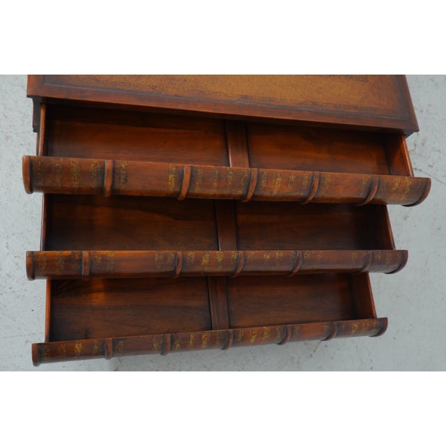 Theodore Alexander Theodore Alexander Leather Top Bookspline Coffee Table For Sale - Image 4 of 16