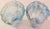 Mid-Century Modern Vintage Murano Tammaro Home Italy Blue GLD Bowl -Set of 2 For Sale - Image 3 of 4