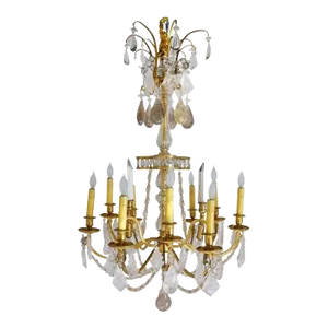19th Century French Gilt Bronze Chandelier
