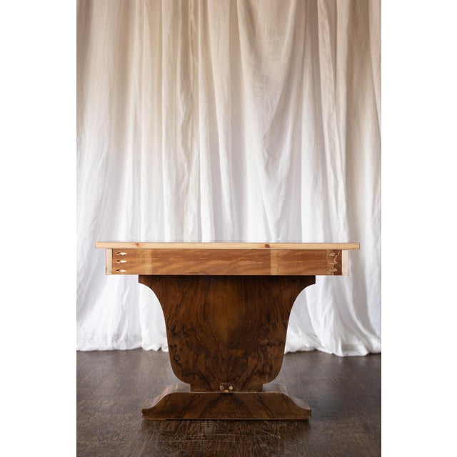 Pair of 1930s French Art Deco Demilune Tables For Sale - Image 16 of 18