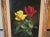 Modern Wolfgang Grünberg, Two Roses with Bumblebee, 1960s, Oil on Canvas, Framed For Sale - Image 3 of 9