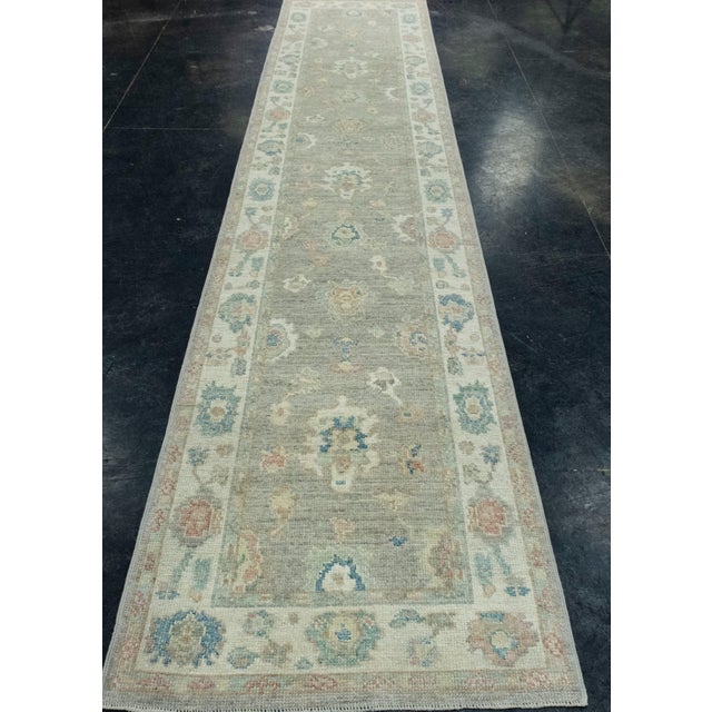 Turkish Oushak Runner Rug 2'9" x 14' #17918 Explore a curated collection of hallway runners, wool rugs, and handmade...