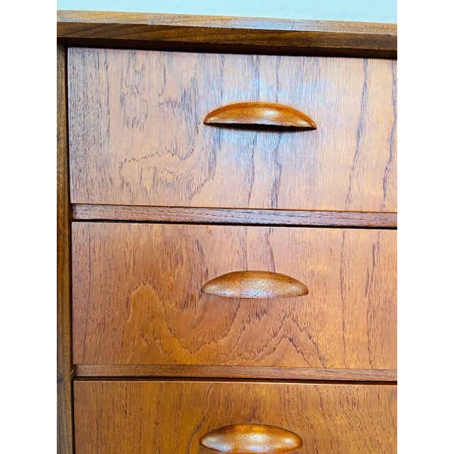 Mid-Century Danish Teak Chest of Drawers, 1960s For Sale - Image 9 of 13