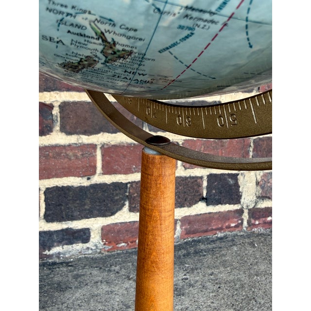 Vintage Replogle Floor Globe For Sale - Image 9 of 12