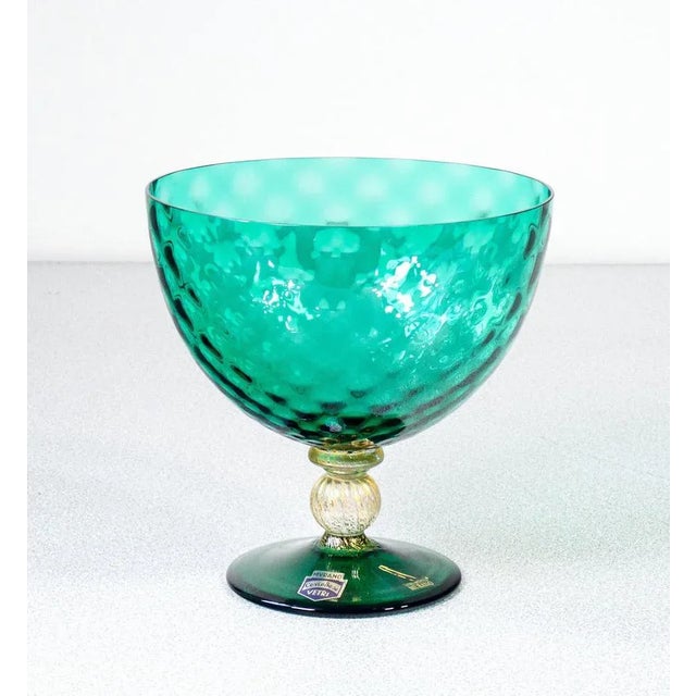 Cenedese Blown Glass Cup For Sale - Image 6 of 6