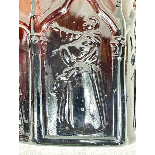 Antique Amber Figural Monk Bottle For Sale - Image 9 of 12