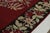 Red Vintage Bessarabian Kilim in Red With Green and Pink Floral Patterns For Sale - Image 8 of 10