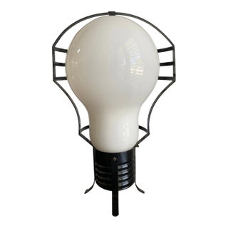 Large Scale Pop Art Light Bulb Table Lamp For Sale