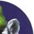 2020s A Portrait of a Badger and His Pear - Original Animal Portrait Oil Painting on Wood Panel by Jj Galloway For Sale - Image 5 of 9